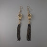 CIRCLE & TASSEL EARRING