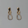 DOUBLE TEARDROP EARRING