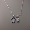 BLK.HAIR BOY&GIRL NECKLACE