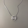 BOW IN CIRCLE NECKLACE