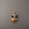 BLK.EYE OWL NECKLACE