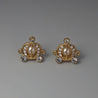 CARRIAGE STUDS EARRING_(GD)