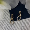 DOUBLE TEARDROP EARRING