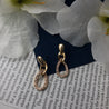 DOUBLE TEARDROP EARRING