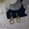 DOUBLE TEARDROP EARRING