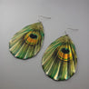 PEACOCK TEARDROP EARRING