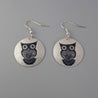 OWL CIRCLE EARRING