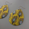 PEACOCK TEARDROP EARRING