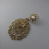 ANTIQUE OVAL EARRING