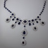 CUBIC SAPPHIRE NECKLACE