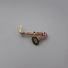 FLOWER SAXOPHONE BROOCH