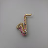 FLOWER SAXOPHONE BROOCH