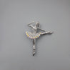 FLYING BALLERINA BROOCH