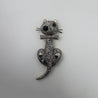 FUNNY CAT BROOCH