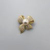 PEARL RIBBON BROOCH