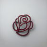 ROSE LINED BROOCH