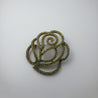 ROSE LINED BROOCH