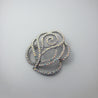 ROSE LINED BROOCH