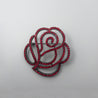 ROSE LINED BROOCH