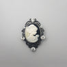 OVAL VICTORIAN CAMEO BROOCH