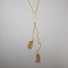 DOUBLE TASSEL LONG NECKLACE