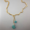 GEM STONE SQ NECKLACE