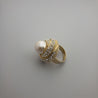 PEARL & CRYSTAL RING