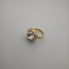 1 STONE & CRYSTAL RING