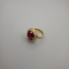 1 STONE & CRYSTAL RING