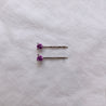 ASSORTED ROSE & CRYSTAL HAIR PIN_PAIR