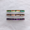 4 LONG CRYSTAL BARRETTE_PAIR