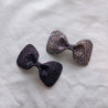 MULTI SPARKLE BOW SHAPE BARRETTE