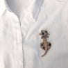 FUNNY CAT BROOCH