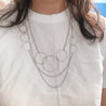 SAND CIRCLE LONG NECKLACE