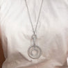 4 CIRCLE LONG NECKLACE