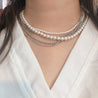 MULTI LAYERED PEARL NECKLACE