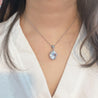 1.5MM CUBIC CIRCLE NECKLACE