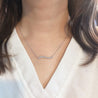 WAVED CLASSIC CUBIC NECKLACE