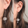 3D GLOBE EARRING