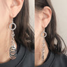 MULTI CIRCLE LONG EARRING