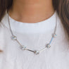 5 POINT CRYSTAL NECKLACE