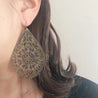 PATTENED TEARDROP EARRING