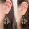 ANTIQUE FLOWER EARRING