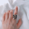 ANTIQUE OWL RING