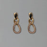 DOUBLE TEARDROP EARRING